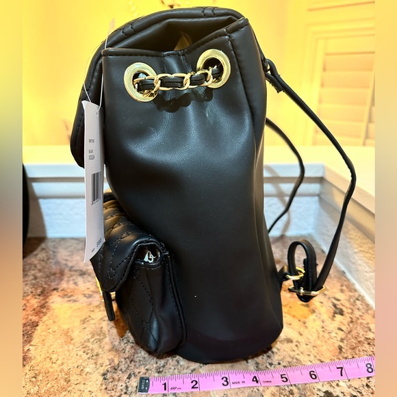 Betsey Johnson Quilted Leather Backpack - Picture 2 of 9